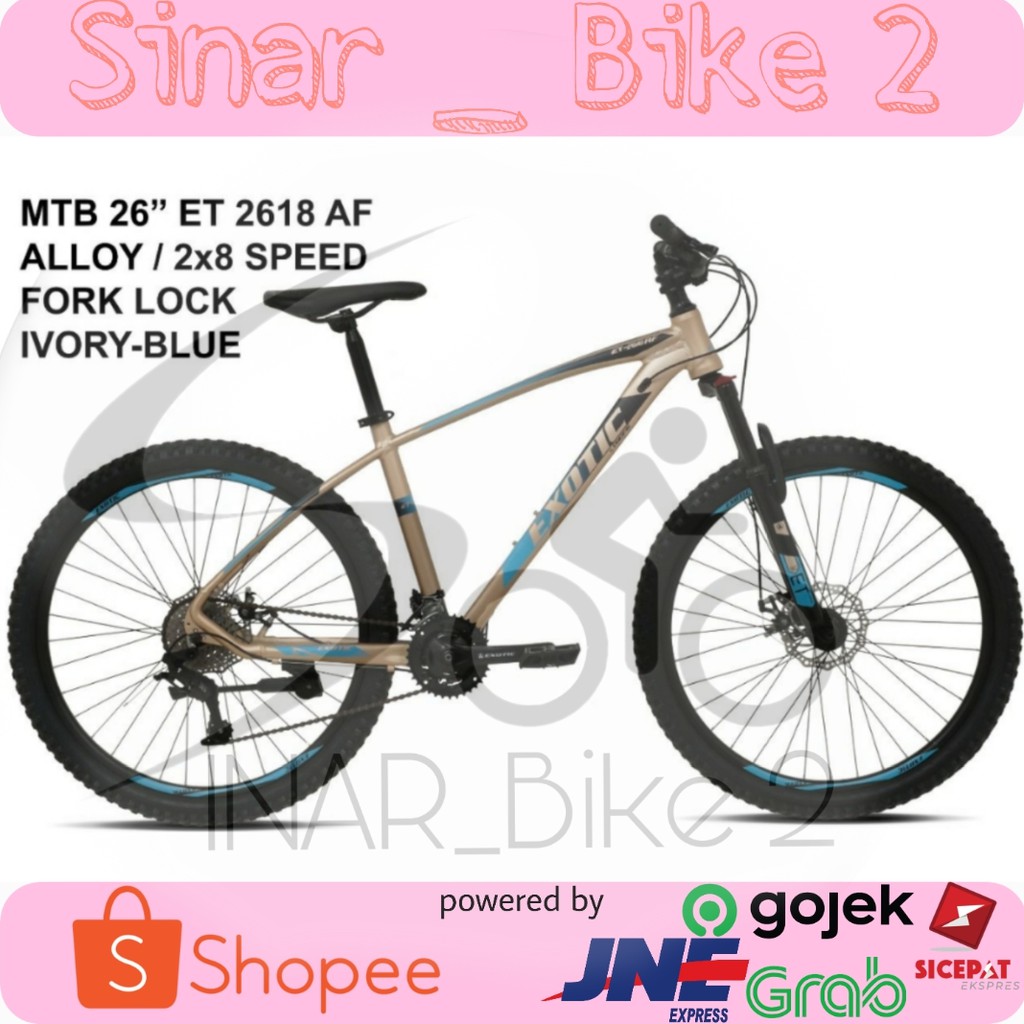 Sepeda Gunung Mtb Exotic 26Inch Et 2618 Af