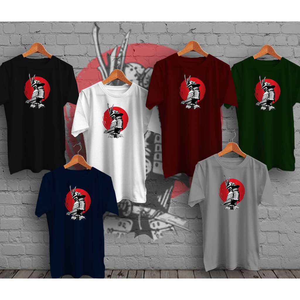 KAOS DISTRO PRIA GAMBAR SAMURAI