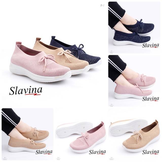 Slavina Sneaker FlyKnit
Series #B-1
Sepatu rajut wanita