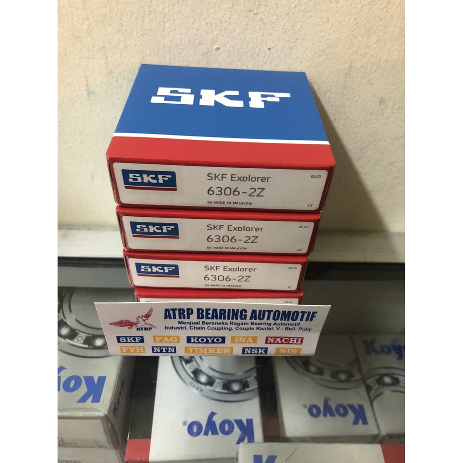 BALL BEARING 6306 2Z ZZ SKF | Shopee Indonesia