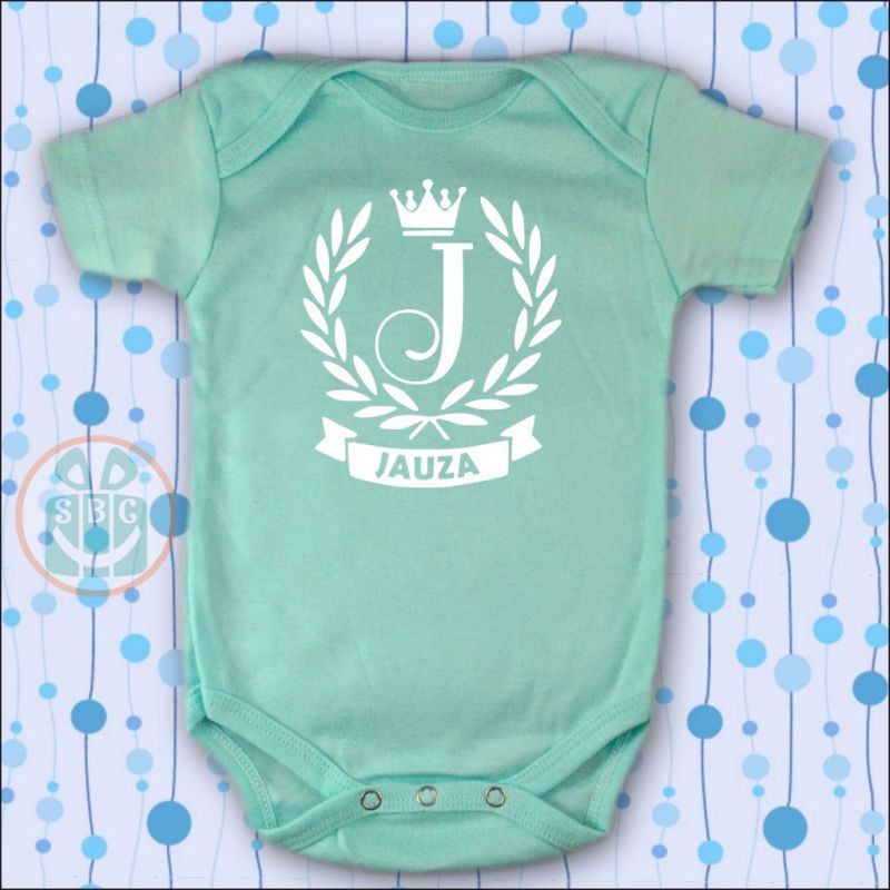 Stokastik Shop Baju Bayi - Inisial J - dark