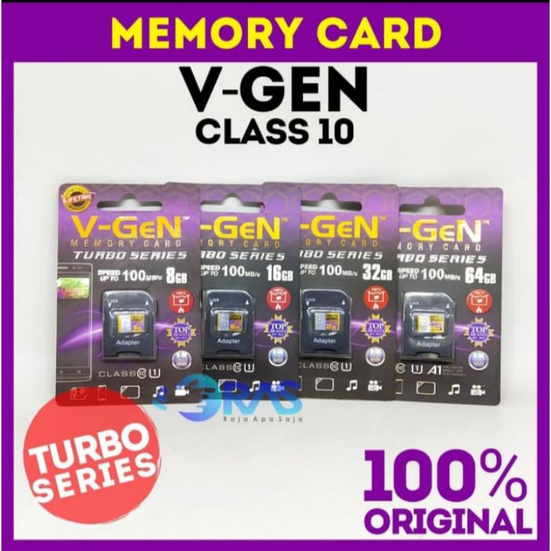 MEMORI MICRO SD VGEN CLASS 10 TURBO SERIES