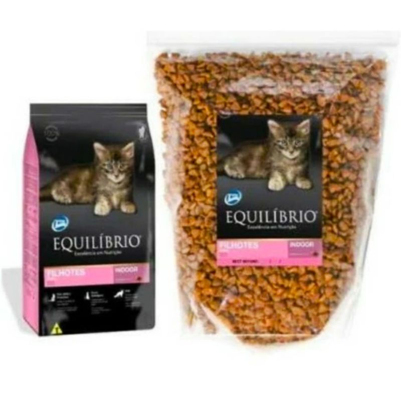 EQULIBRIO KITTEN 1KG REPACK MAKANAN KUCING