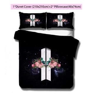 Sulemy A Warm Shop Set Sprei sarung Bantal Desain  Kpop  Bts  