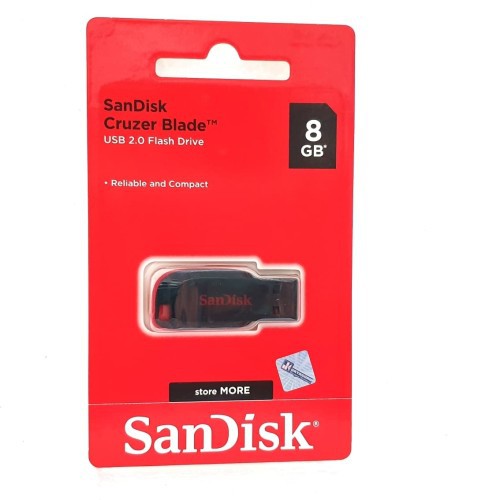 SANDISK FLASHDISK 8GB / FLASH DISK 8 GB / FD USB DRIVE SANDISK 8GB