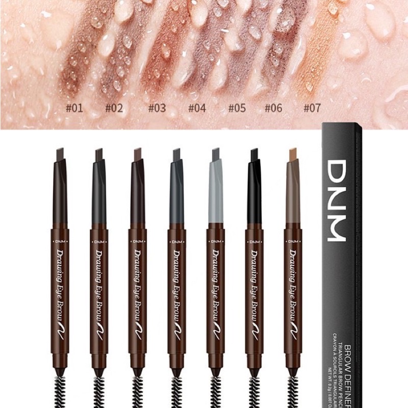 DNM Automatic Eyebrow / Pensil Alis Anti Air etude Pensil Alis Putar Drawing / Eyeliner Waterproof Tahan Lama dan Anti Air