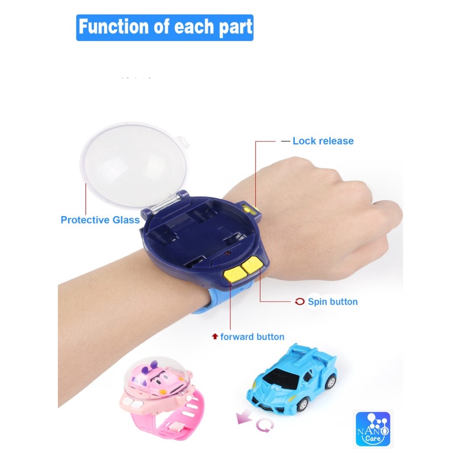 Mobil Remote control jam tangan mini Mainan Anak
