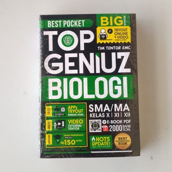 Master Trick Ala Bimbel Matematika Fisika Biologi Kimia SMA KELAS 10, 11, 12 Master Trik-TOP GENIUZ BIOLOGI
