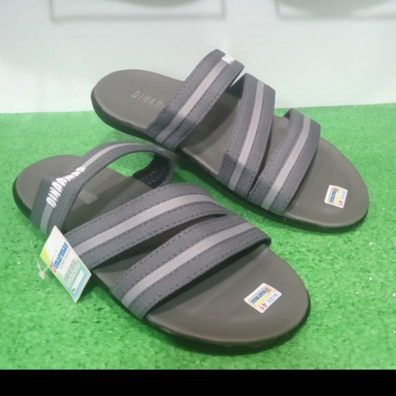 Sendal pria casual santai terbaru murah dewasa sandal slop ban 3 dewasa