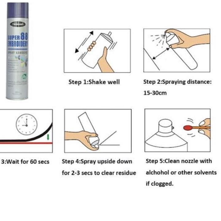 

Barang Baru ™ Lem Semprot - Spray adhesive super 88,,