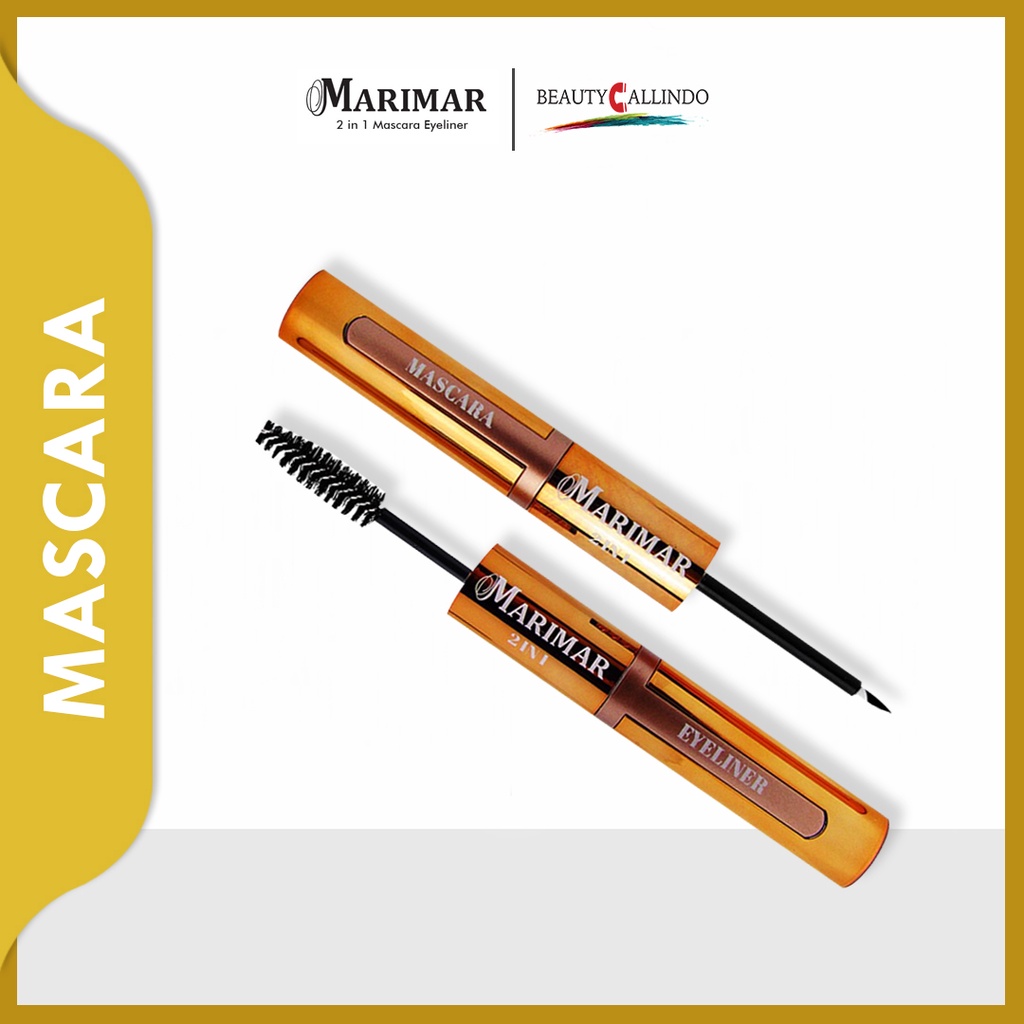 Marimar 2 in 1 Mascara &amp; Eyeliner Black