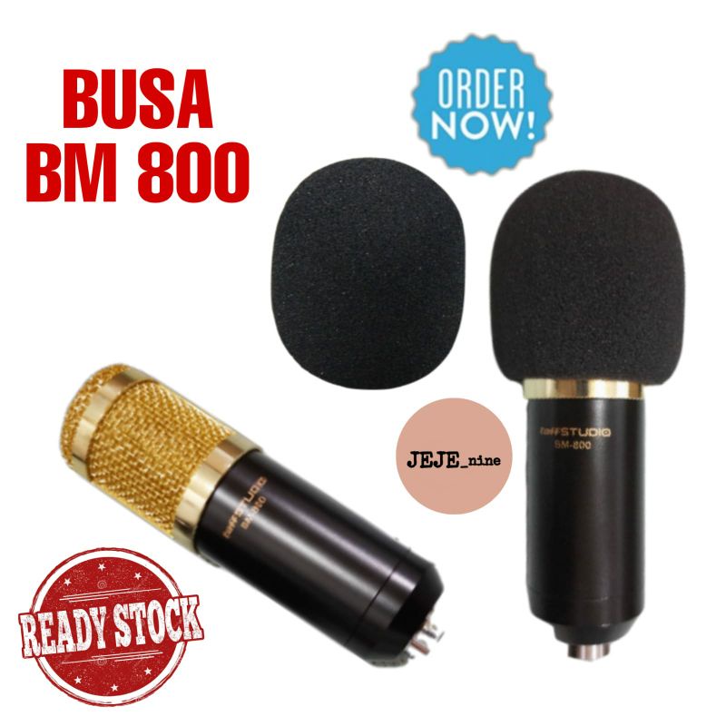 Busa mic BM 800 condensor/ busa mic condenser / shockmount condenser/ shockproof microphone universa
