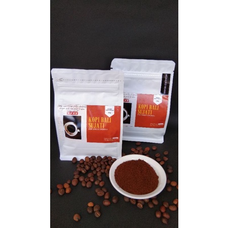 

Kopi Bali House Blend (40% arabica & 60% robusta) Honey and Natural process Fresh Medium Roast 200gr - FINE/espresso GRIND (bubuk)