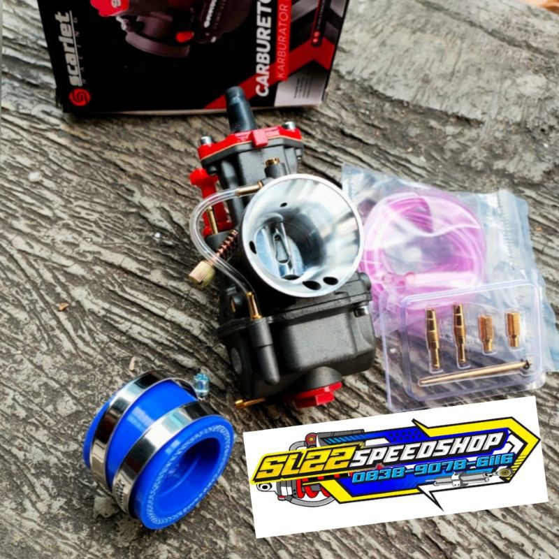 Karbu karburator Scarlett Black series PWK PE 24 26 28 30 32 34 Scarlett