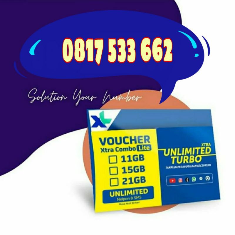 Nomor Cantik XL 10 DIGIT PRABAYAR