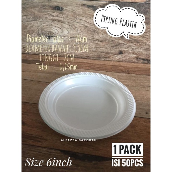 Piring Plastik | Piring pesta | Piring sekali pakai