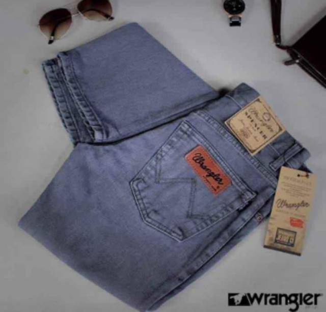 CELANA JEANS PRIA COWOK HITAM STANDAR