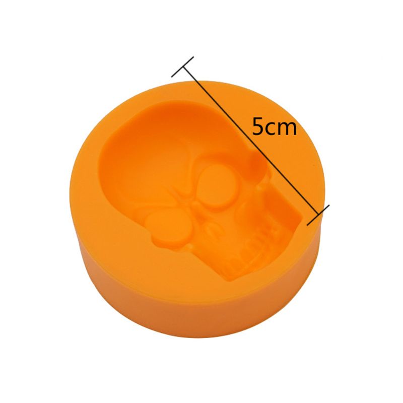 Siy Cetakan Kuefondant Bentuk Tengkorak 3d Realistis Bahan Silikon