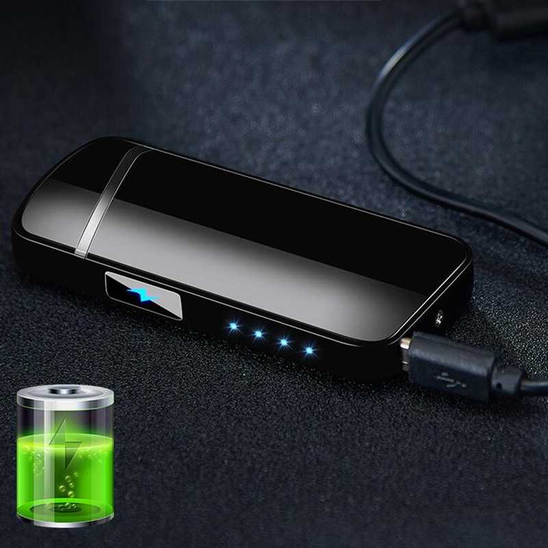 Korek Api Elektrik Pulse Plasma Touch Elegant Design / Korek Api Elektrik Cas Plasma USB Fingerprint Terbaru Murah Waterproof Pulse Double / Korek Api Gas Bara Unik Isi Ulang Elektrik / Korek Plasma Lighter Elektrik Mini Kecil Slot / Mancis Api Murah Ori