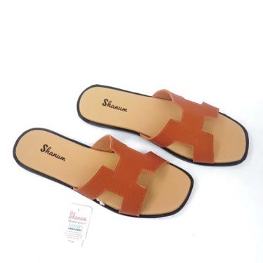 Sandal slop wanita/selop H terbaru