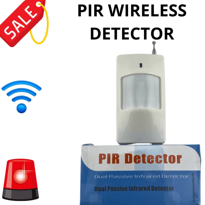 Alarm sensor PIR detector wireless sensor gerak