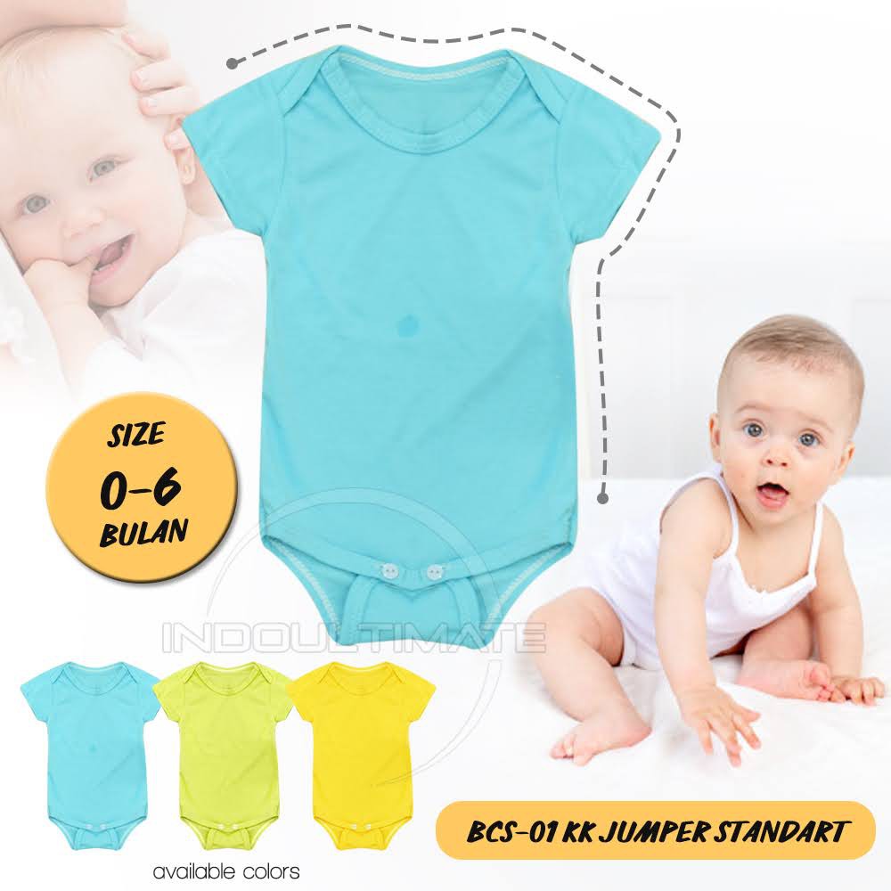 1 Pcs Jumsuit Bayi Jumper Bayi Standard BCS-01KK Baju Bayi Perempuan Laki Laki Cewek Baru Lahir