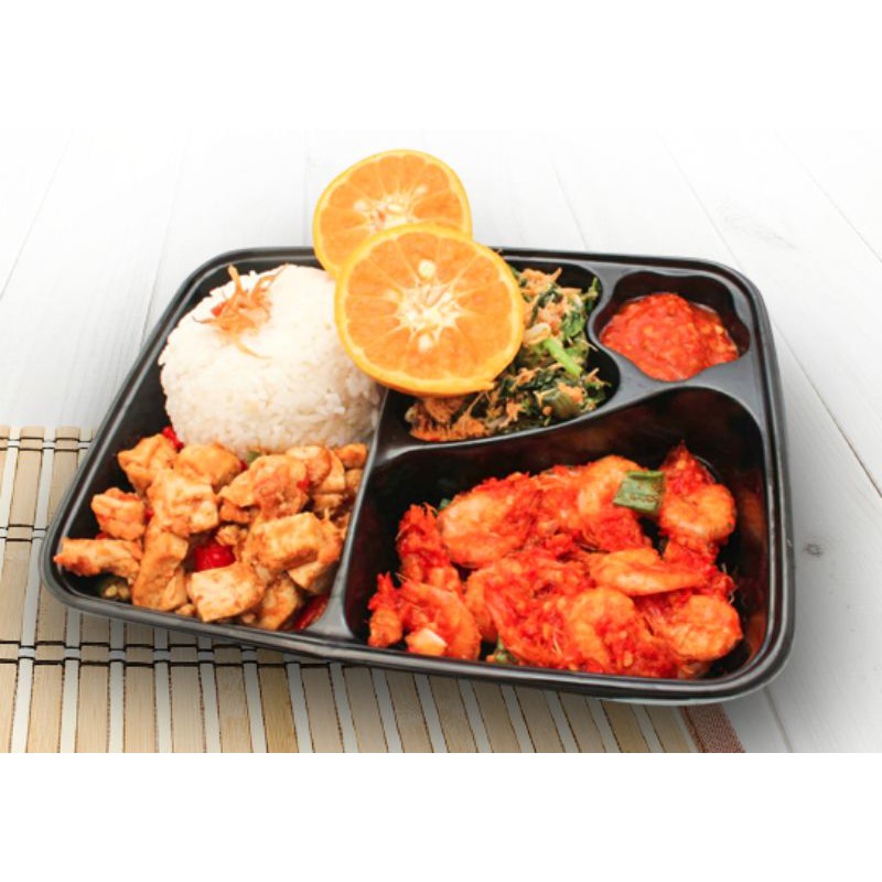 

Paket Bento Nasi Udang Balado