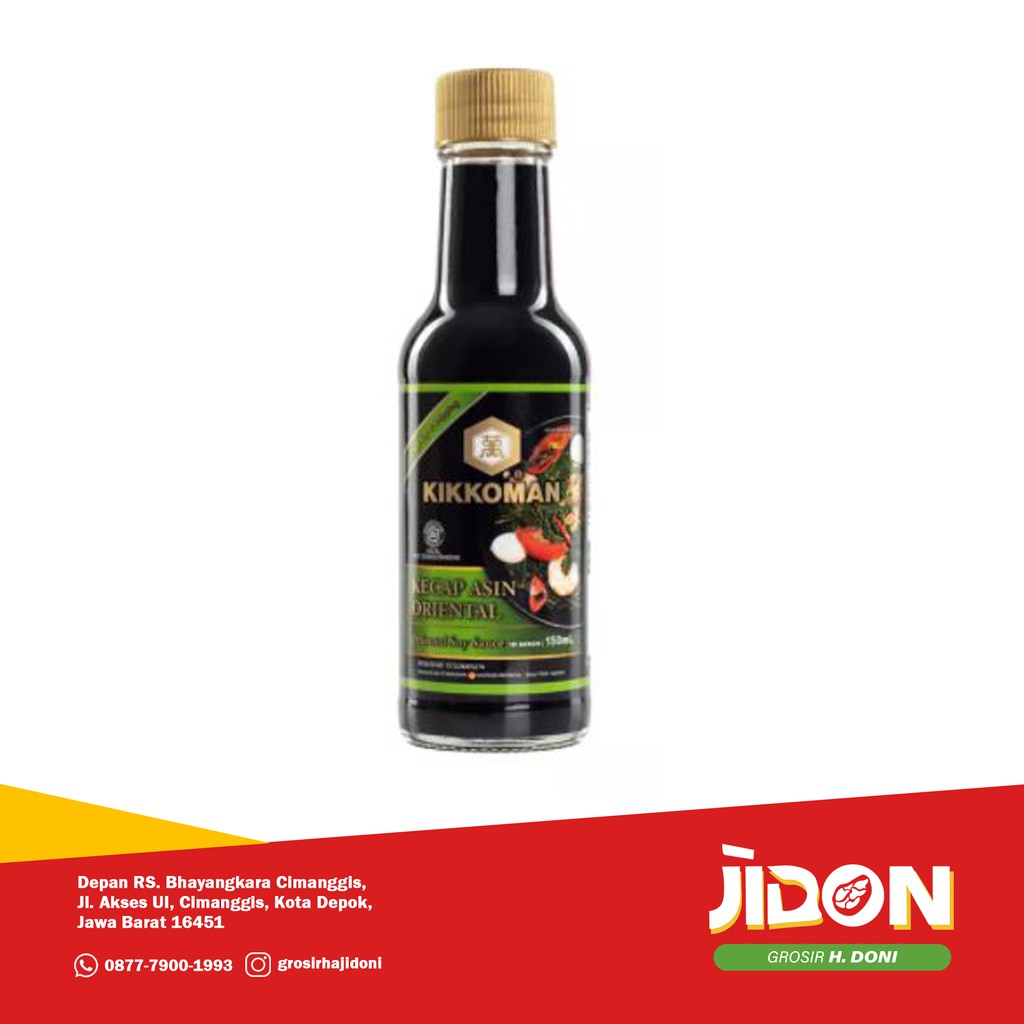 

Kikkoman Oriental Soy Sauce HALAL Botol 150 ML