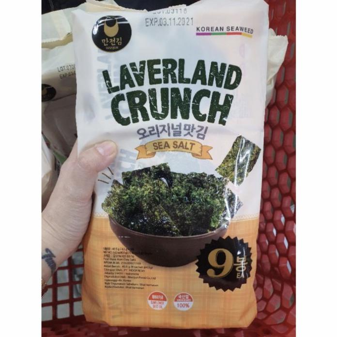 

LAVERLAND CRUNCH SEA SALT / RUMPUT LAUT / SEAWEED KOREA