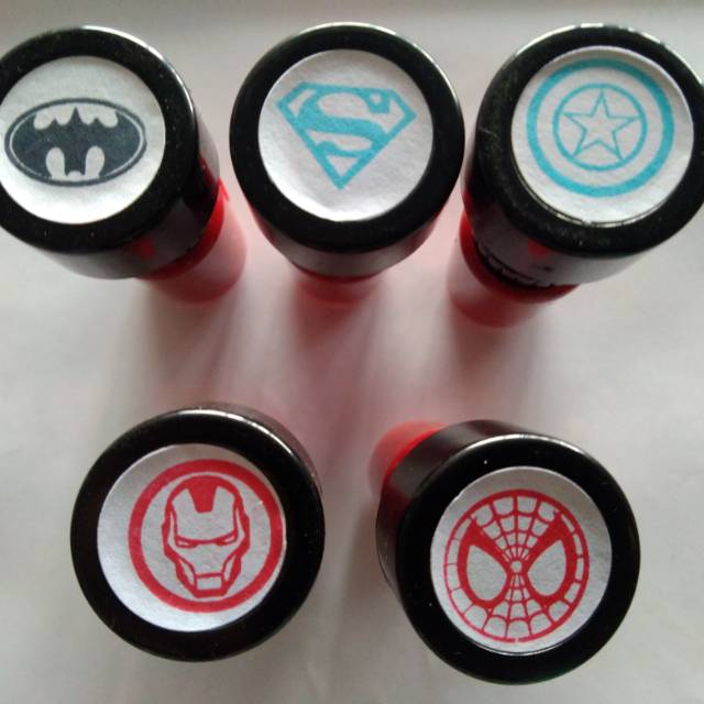 

STEMPEL LOGO SUPERHERO/STEMPEL ANAK/STEMPEL LUCU/STEMPEL UNIK