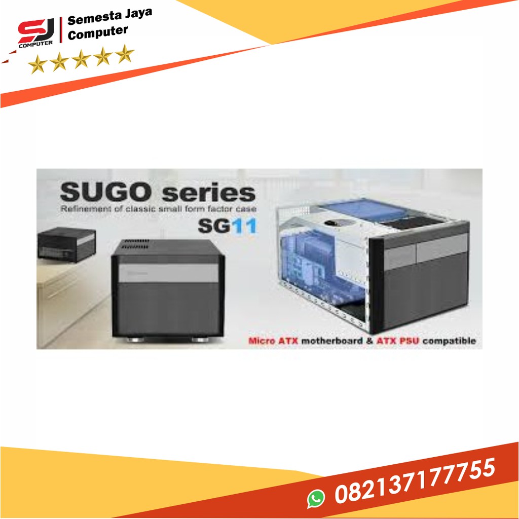 CASING SILVERSTONE SUGO SG11 Mini ITX | ATX PSU