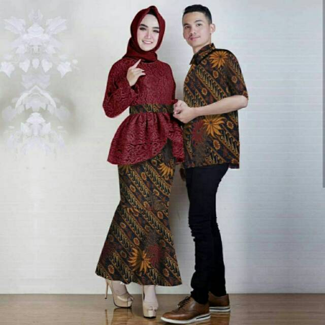 BATIK COUPLE | BAJU BATIK | COUPLE PASANGAN | BAJU PESTA