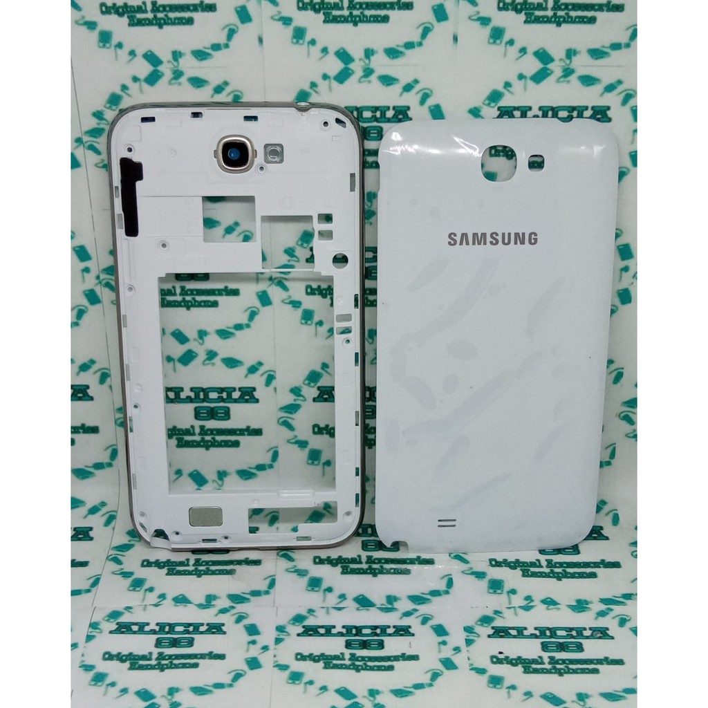 Casing Fullset Original For Hp Samsung Galaxy Note 2 N7100 N7105 SM-N7100 Backdoor Tutup Belakang