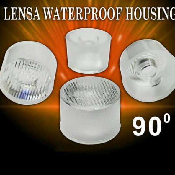 Lensa Hpl 90 Derajat Waterproof Housing 1W-5W Transparan Pcmelebik54 Ayo Beli