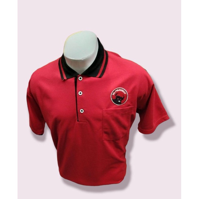 kaos polo partai pdi perjuangan
