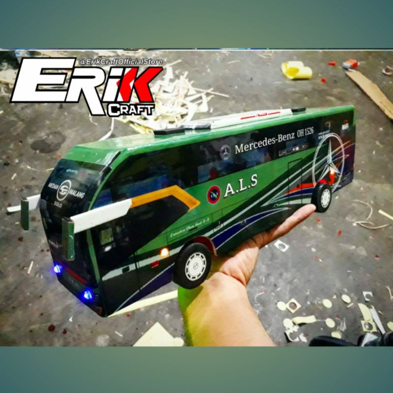 Miniatur Bus Mimiatur Bis ALS Avante Mobil Mainan Kado Hadiah anak souvenir