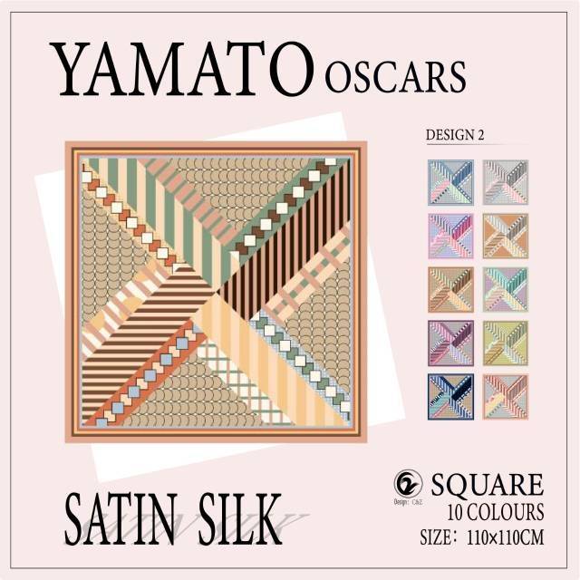 Hijab scarf Segi Empat Yamato Oscar by c n z  nyaman modis trendi... Untuk grosir seri/random..