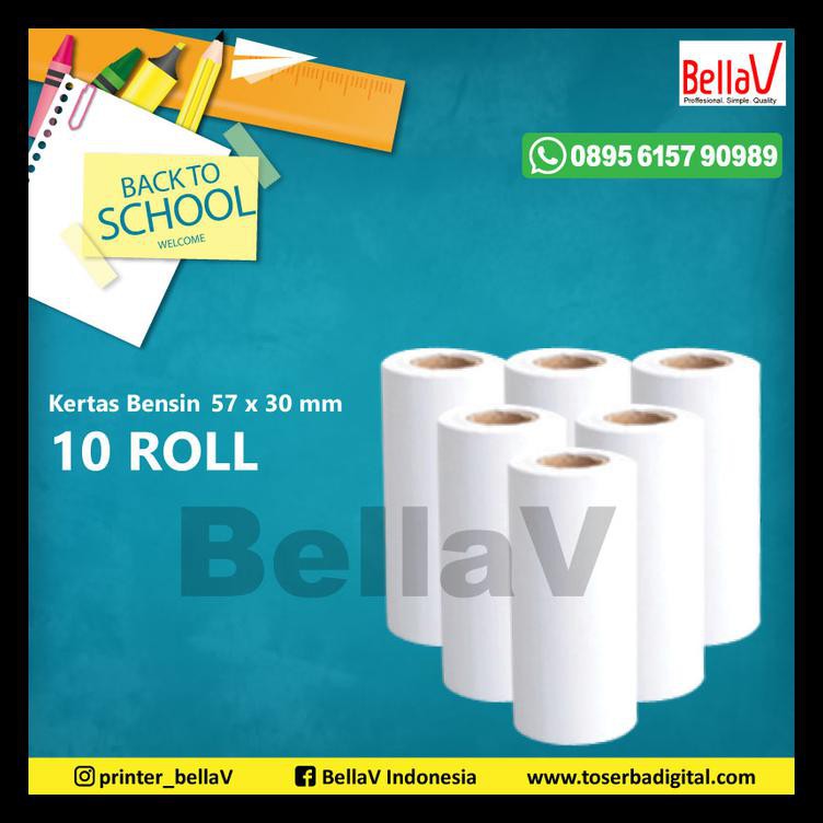 

Kertas Thermal Printer Uk 57 X 30 Mm (10 Roll) Produk Terbatas