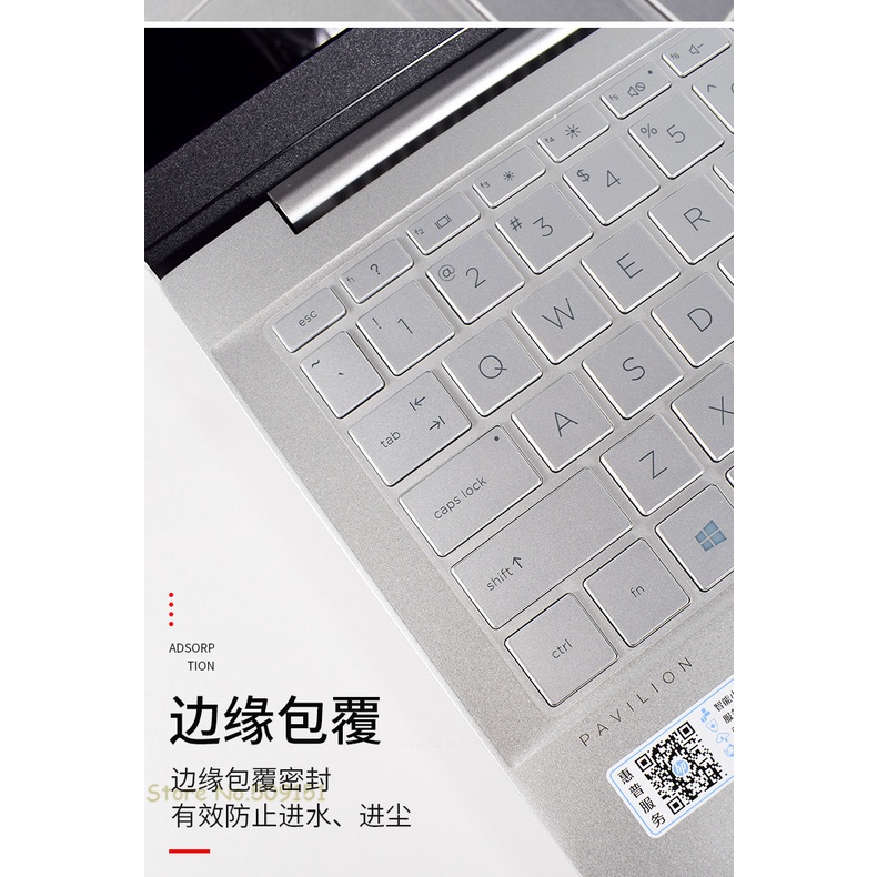 2-in-1 Skin Cover Keyboard Laptop Bahan Tpu Untuk HP Pavilion X360 2021 &quot;14&quot;&amp;quot; 14m-dw 14M-dy 14-dv Seri 14M-DW0013DX / 0023DX 14-dv0097nr