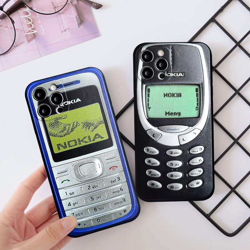 Realme C31 C21Y C35 C17 C21 C15 C12 C25 5 5s 8 8pro 6i 6 7 7i 5i C3 C25Y C11 2020 C25s C11 2021 Lens Protective Dirt Resistant Vintage Nokia Clearly Back Pattern Case