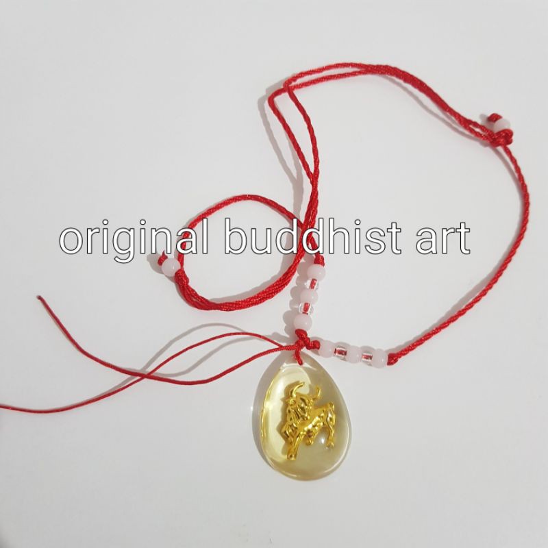 liontin shio kerbau besar