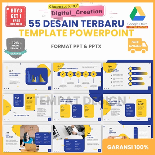 75 Lebih Template Powerpoint Premium Terbaru Desain Minimalist Siap Pakai