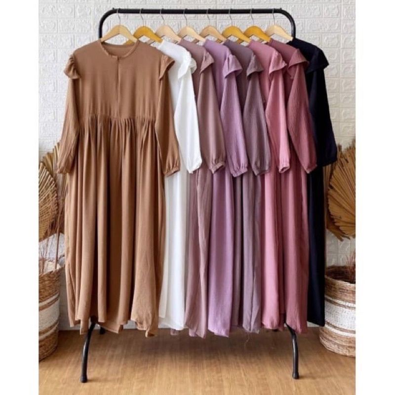 RIZWANA DRESS CRINCLE