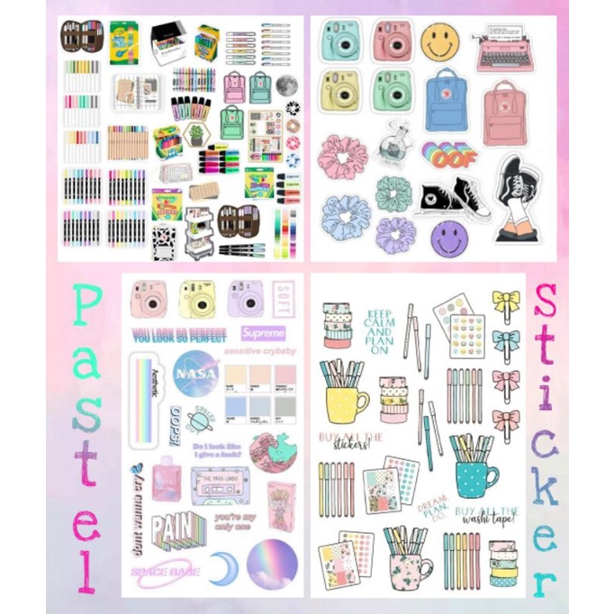 

AESTHETIC PASTELS STICKER