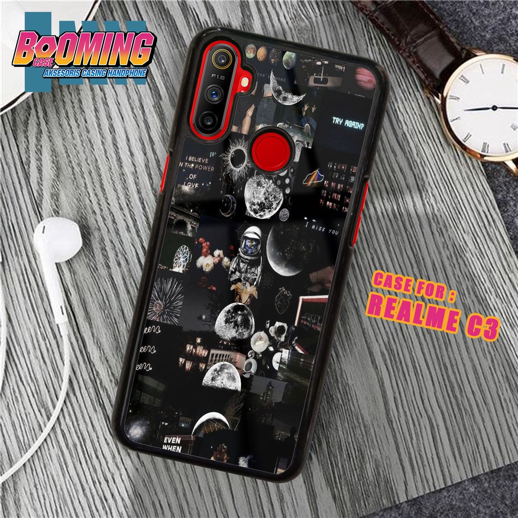 Case Realme C3 Casing Hp Motif NASA Hardcase 2D Glossy - Pelindung Belakang Hp -  Softcase - Hardcas