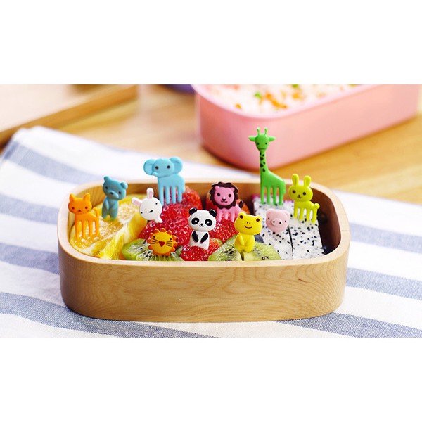 Bento Food picks animal tusuk mini fork hiasan dekorasi garpu buah