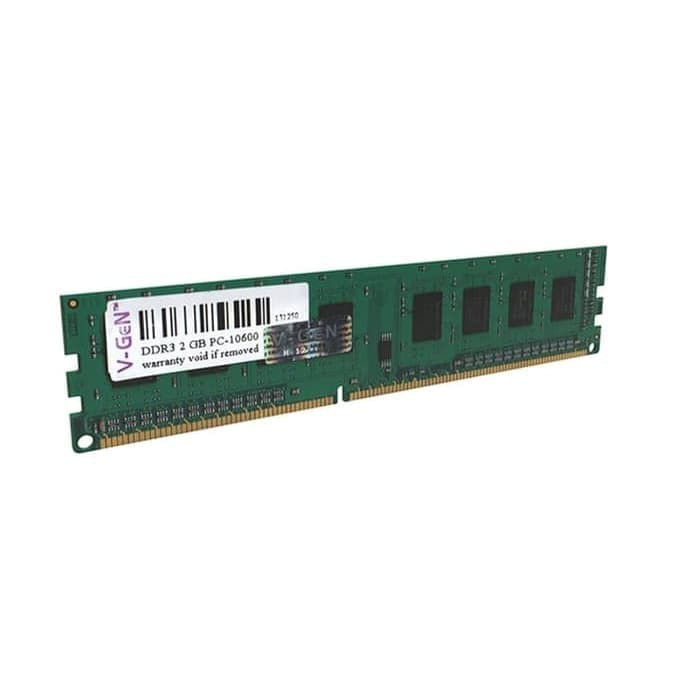 V-Gen DDR3 Longdimm 2GB PC 10600 12800 VGEN (Untuk PC/Desktop) TIPE PLATINUM V GEN