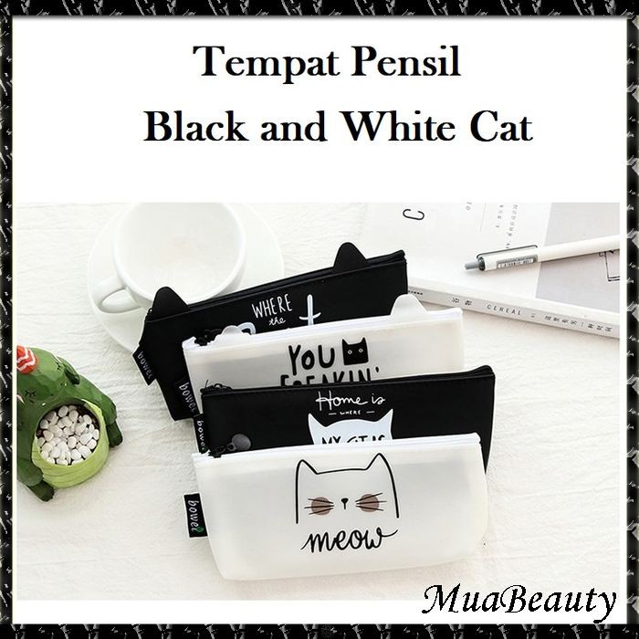 

TP0027 Tempat Pensil Black and White Cat / Tempat Kosmetik