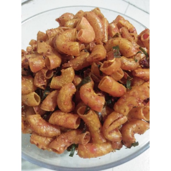 

(COD) MAKARONI BANTET PEDAS DAUN JERUK