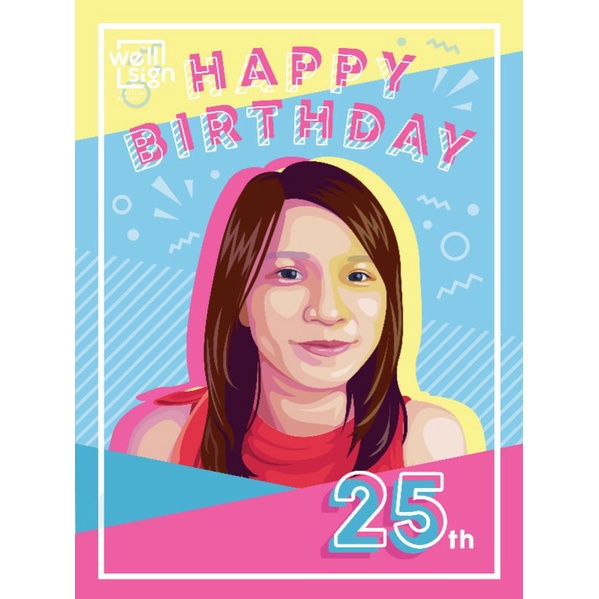 Karikatur Vector Standard (1 orang/frame) / Karikatur Wajah sampai Pundak
